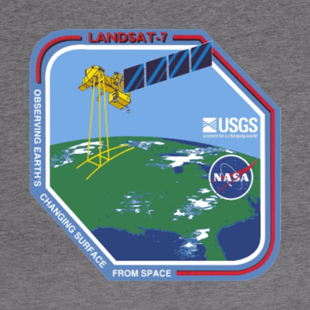 Landsat 7 logo by Spacestuffplus